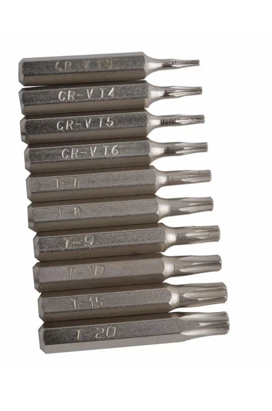 Torx Bit Driver Set CR-V Security Torx T3 T4 T5 T6 T7 T8 T9 T10 T15 T20 10 PCS