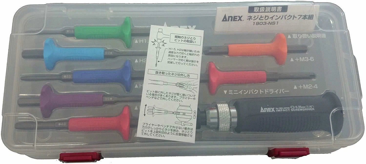 ANEX Screw impact 7 pairs 1903-NS1