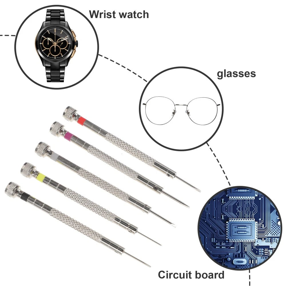 Flat Screwdriver Set Eye Glass Repairing Kit Eyewear Screwdrivers Eyeglass
