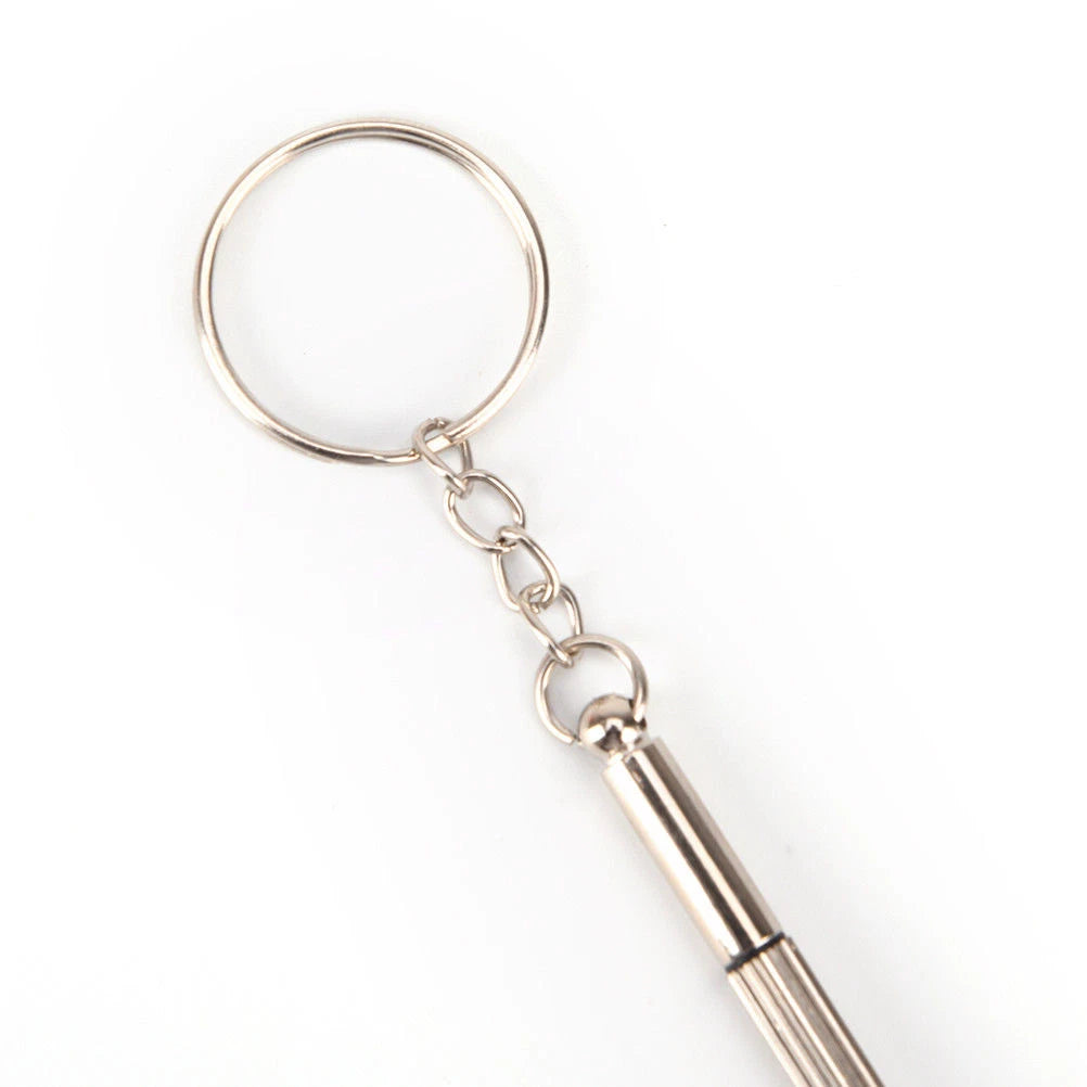 2 X 3in1 Mini Screwdriver Tool Repair set keyring for Watch,Glasses,CellPhone uk