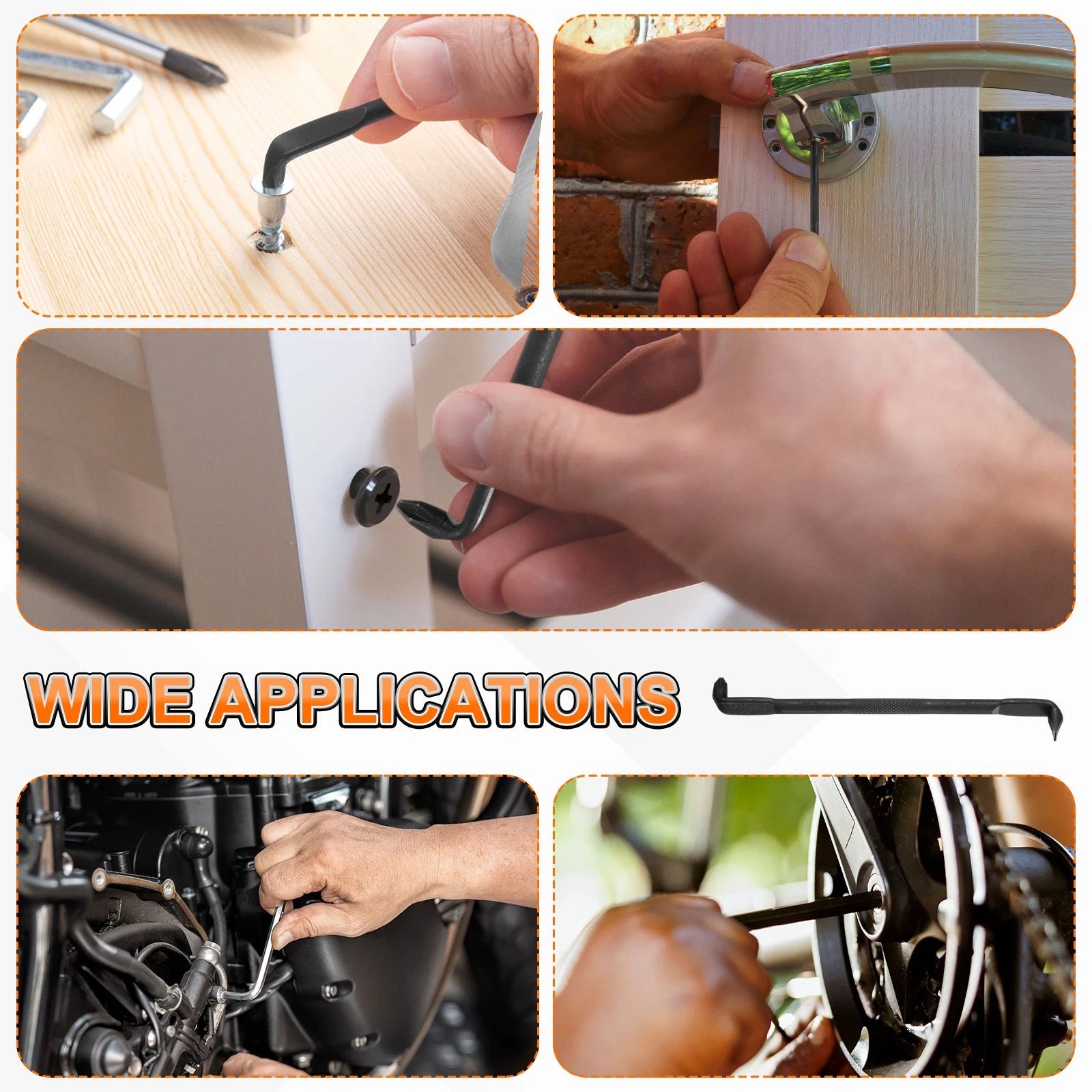 5pcs Offset Screwdriver Set Phillips Slotted Right Angle Z/L Type Screw Driver