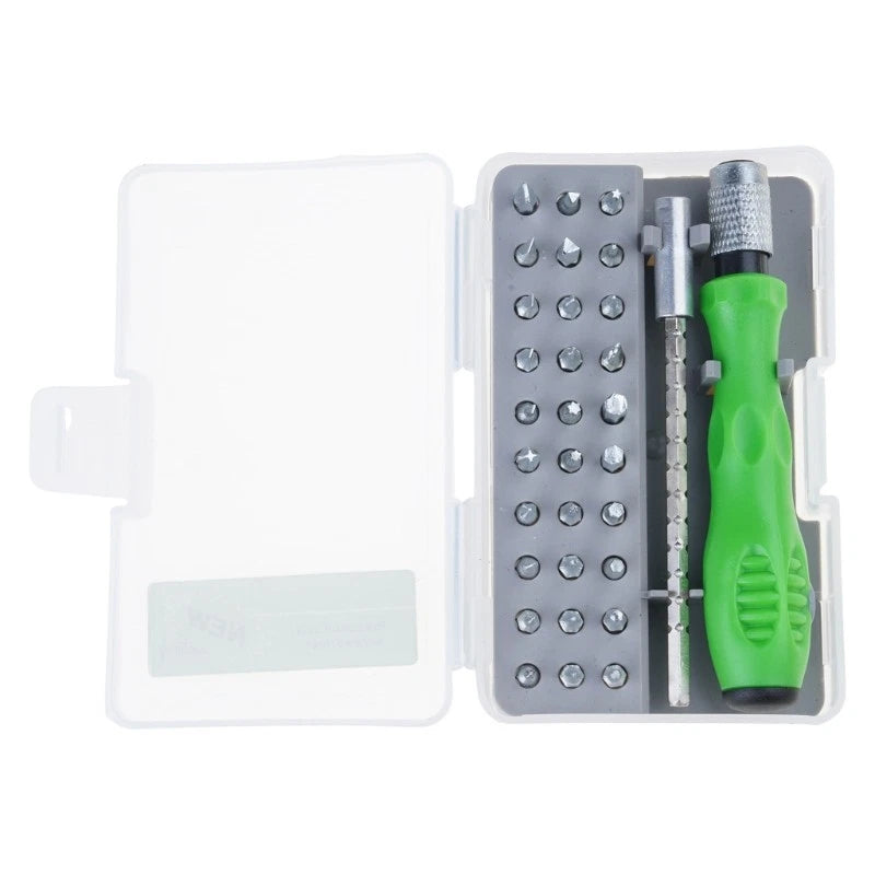 Compact 32 In 1 Screwdriver set with Tips for DIY & Professional Use