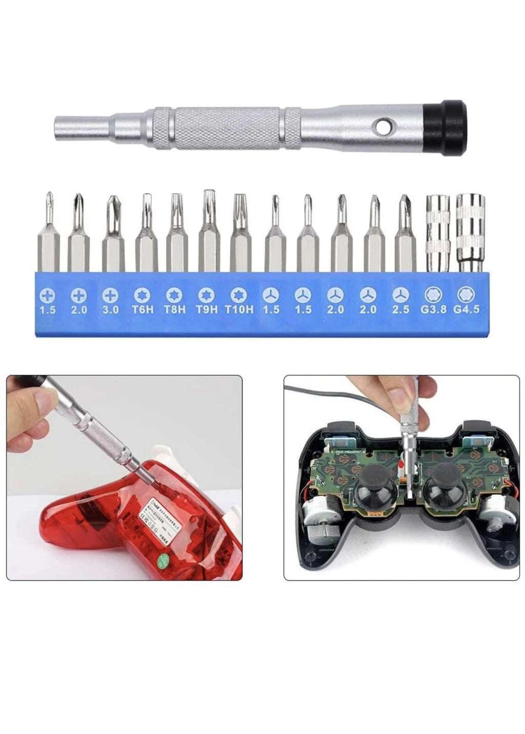 Y00 Tri-Wing Precision Screwdriver Set for Video Games & Electronics