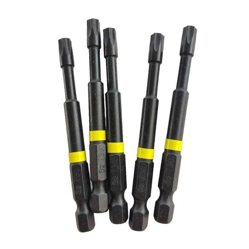 Driver Bit Tool Set 10Pcs High Adhesion for Secure Screwing Screwdriver