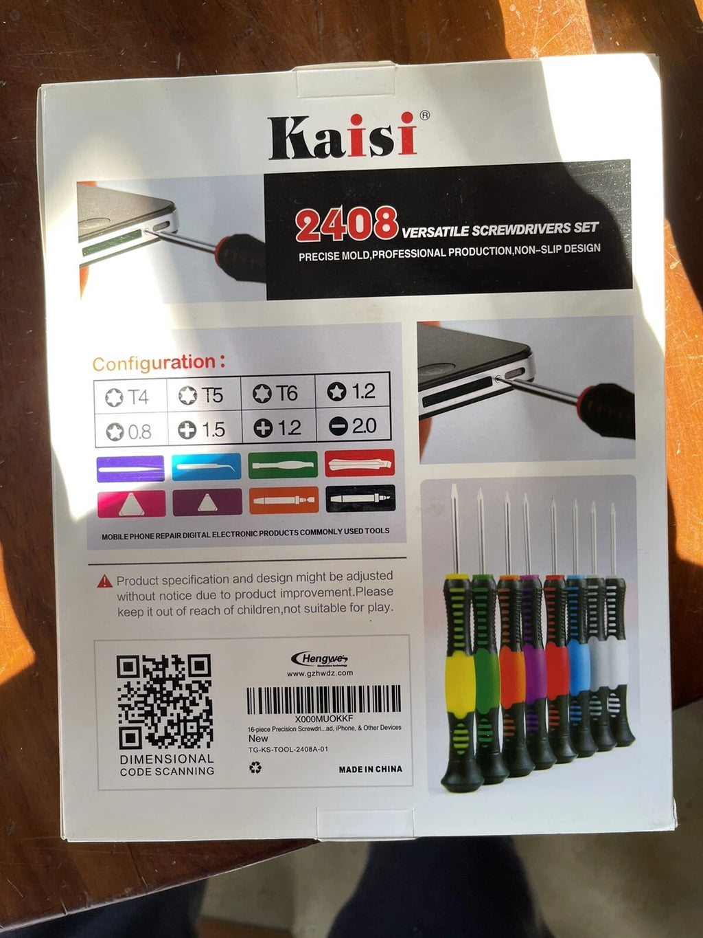 Kaisi 16-Piece Precision Screwdriver Set Repair Tool Kit Compatible Samsung New
