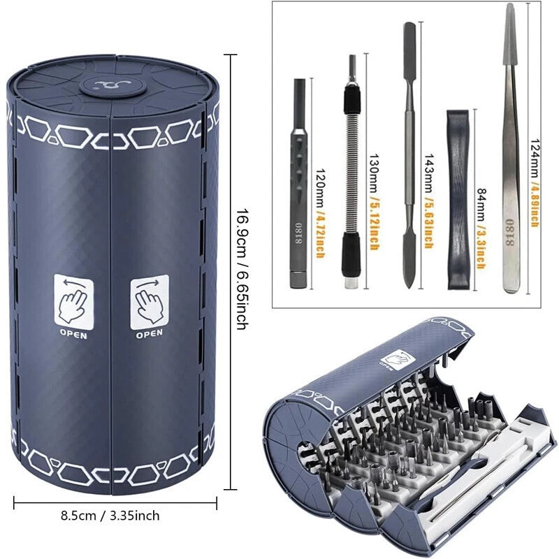 128 IN 1 Precision Screwdriver Set Torx Computer PC Phone Watch Repair Tool Kit