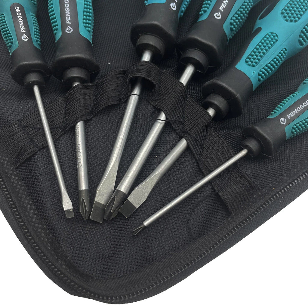 6pcs Screwdriver set Repair Tool Magnetic Phillips / Slotted Muti-Purpose hand t