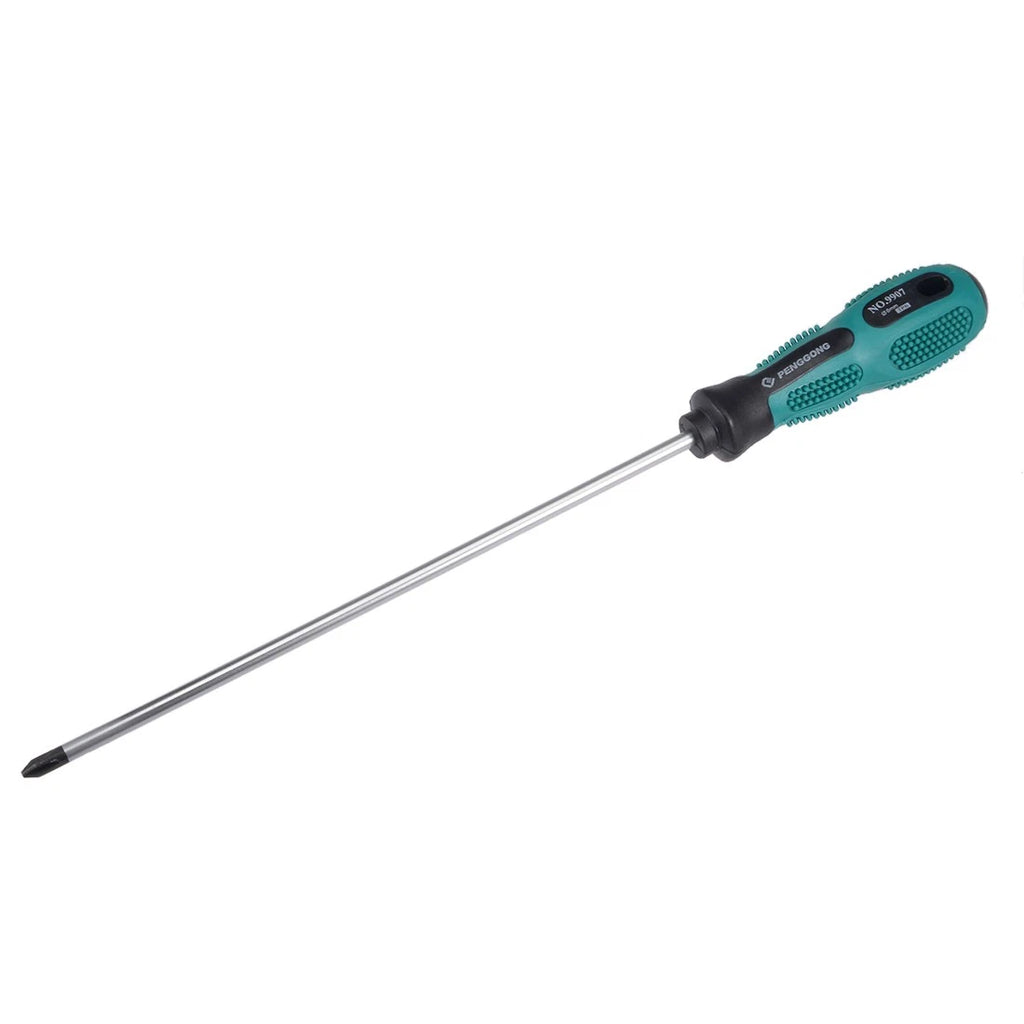 #2 Phillips Screwdriver 10-Inch Round Shaft Non Slip Comfortable Handle
