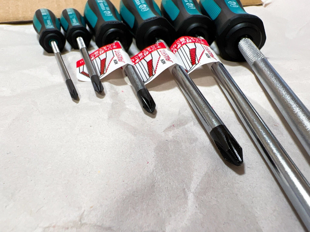 Vessel Megadora Screwdriver Set 6 items Workshop Equipment 900 910 series Japan