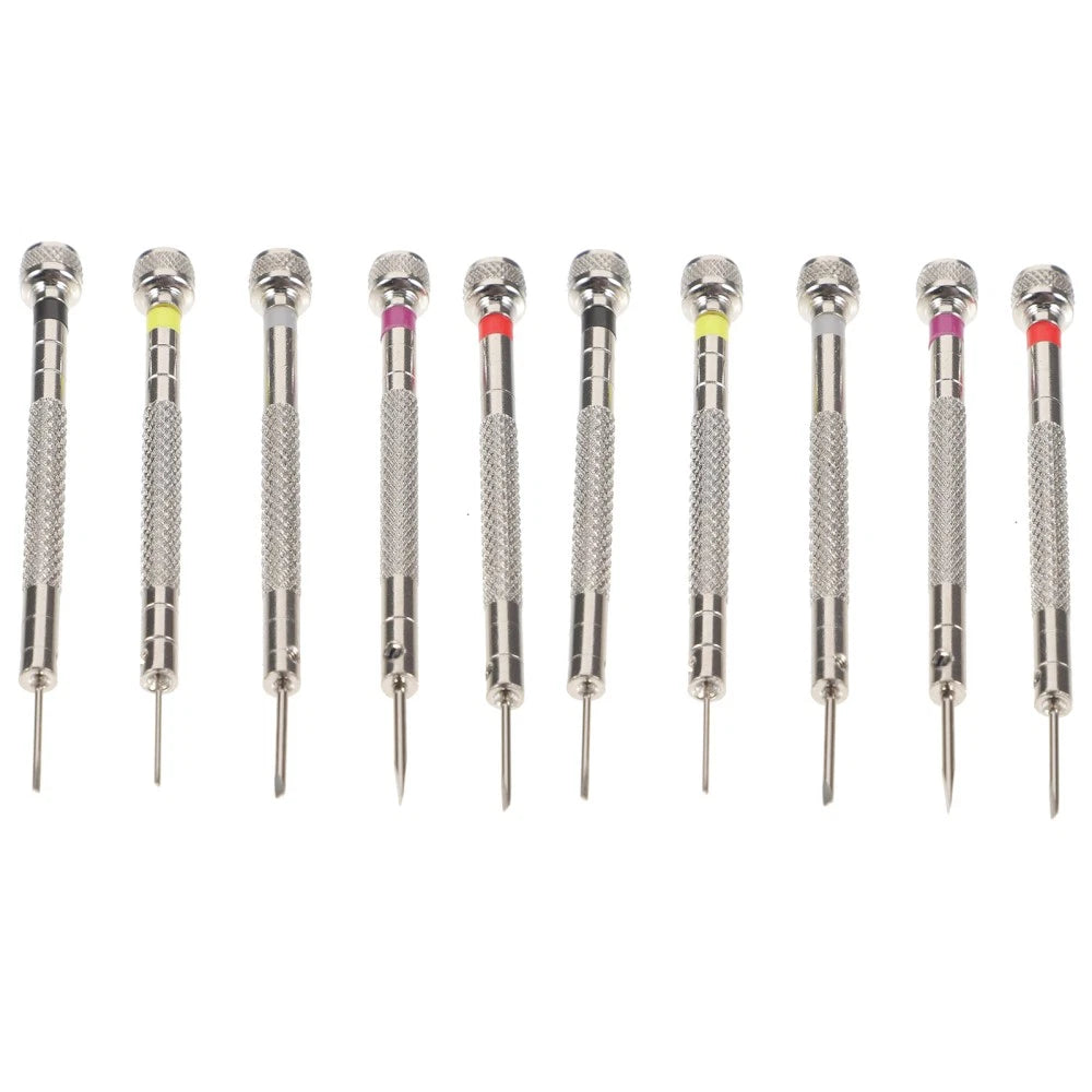 Flat Screwdriver Set Watch Repair Tools Glasses Repairing Kit Adjust