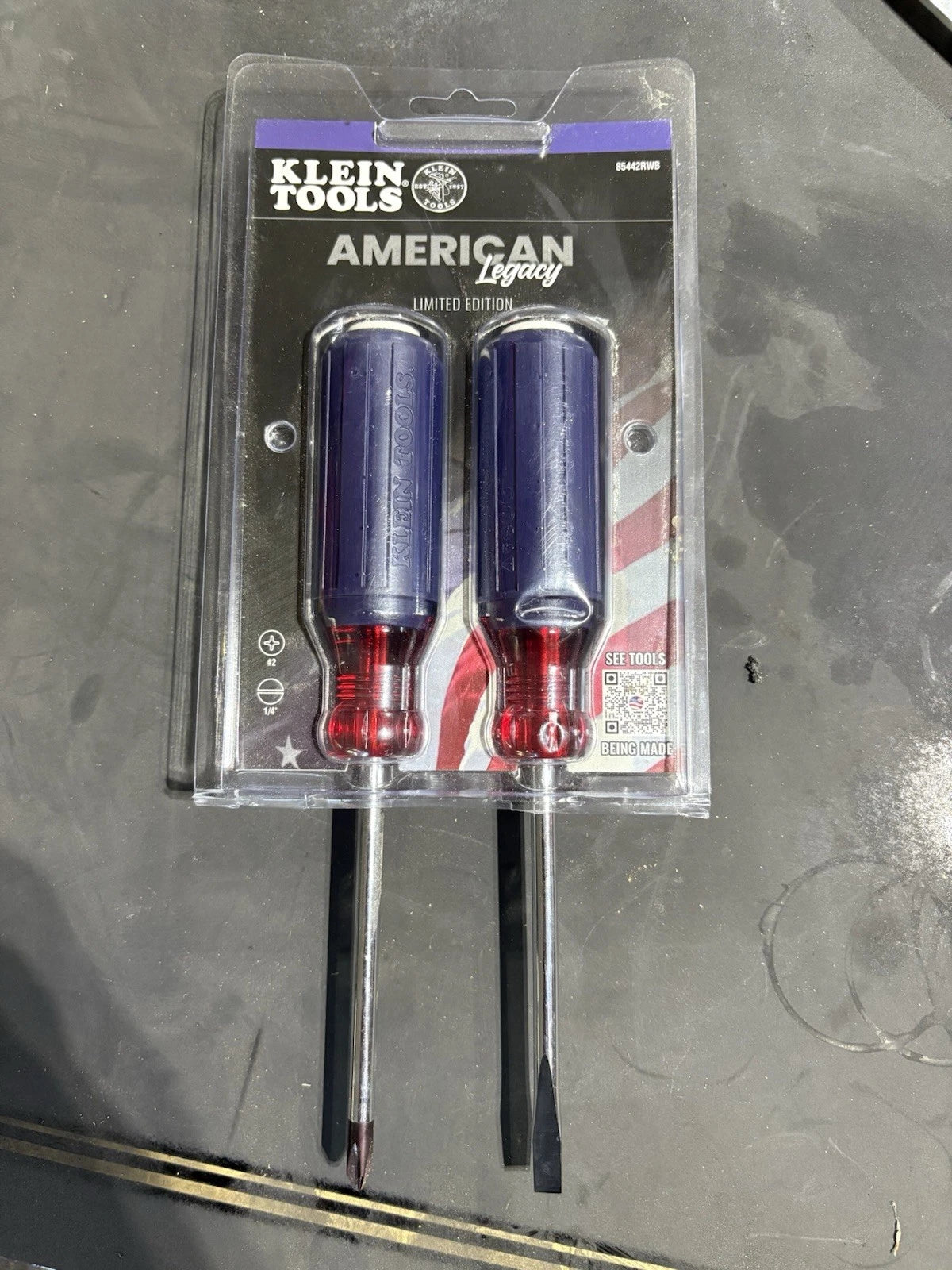 Klein 85442RWB American Legacy 2-Piece Screwdriver Set