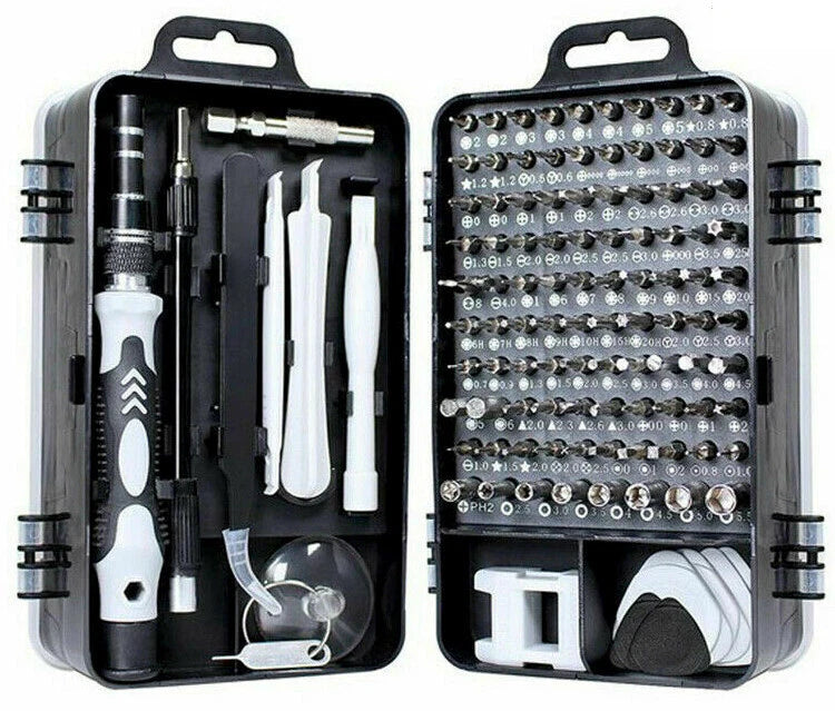 Magnetic screwdriver bit set for iphone/macbook tool kit set 117pcs