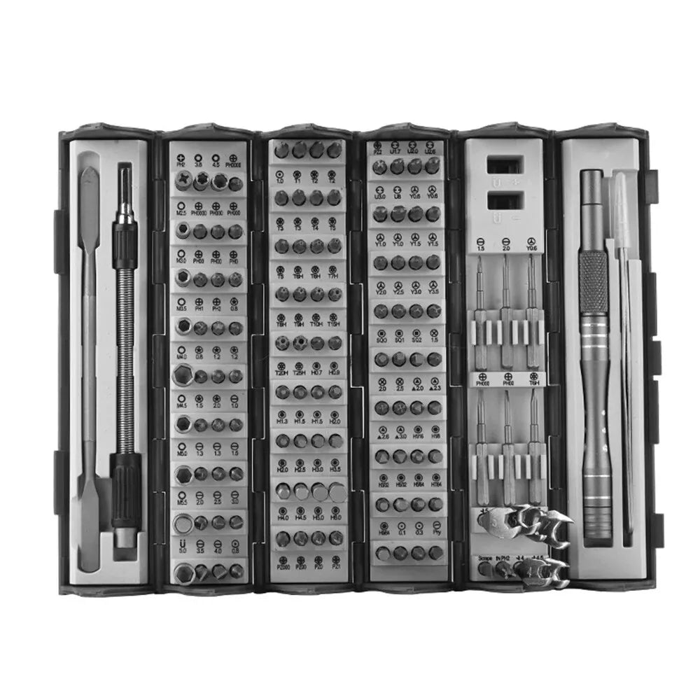 128 in1 Manual Precision Screwdriver Set Durable Wear Resistant Maintenance Tool-