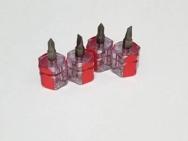 4pcs INDUSTRIAL SEWING MACHINE MINI STUBBY SCREWDRIVER SET PHILLIPS & FLAT HEAD