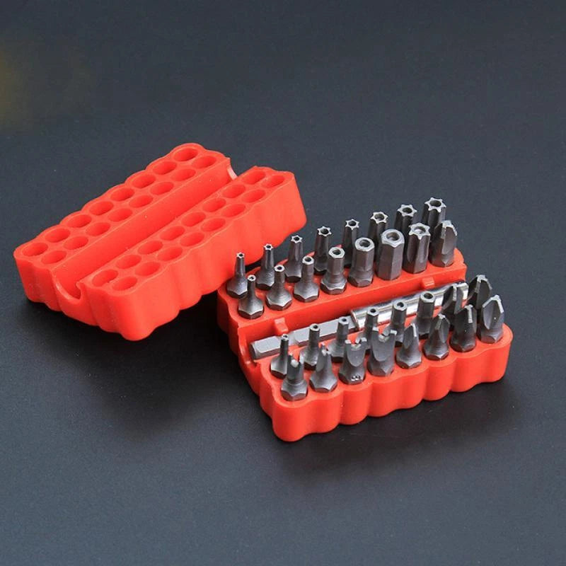 33PCS Screwdriver Bit Set With 1/4 Extension Bit Holder For Hex Heads