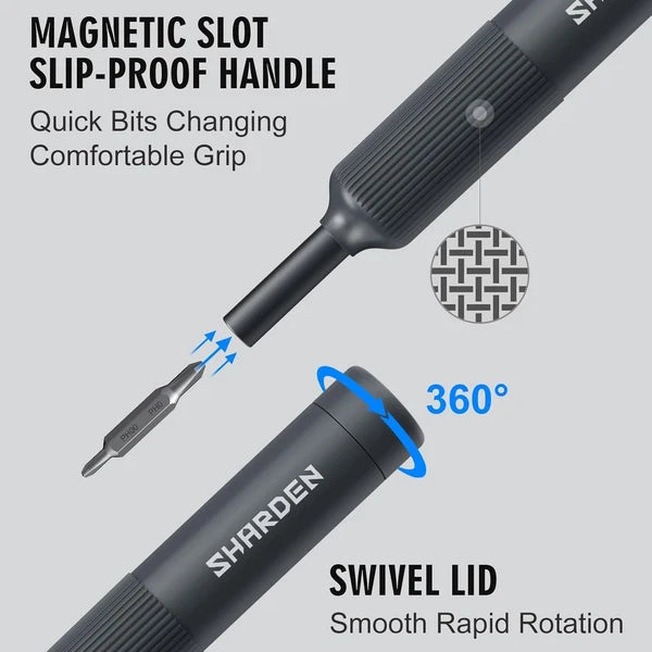 Sharden 27-in-1 Precision Screwdriver Set Multi Bit Small Screwdriver Magnetic M