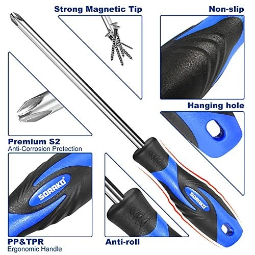 51-Piece Screwdriver Set,  Multi-Purpose Screwdriver Set with Case, Precision