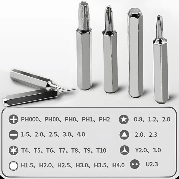 Precision Screwdriver Set 32 in 1 mini magnetic Screwdriver Set maintenance HO