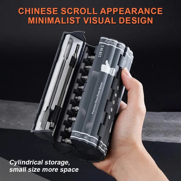 128 in1 Manual Precision Screwdriver Set Durable Wear Resistant Maintenance Tool-