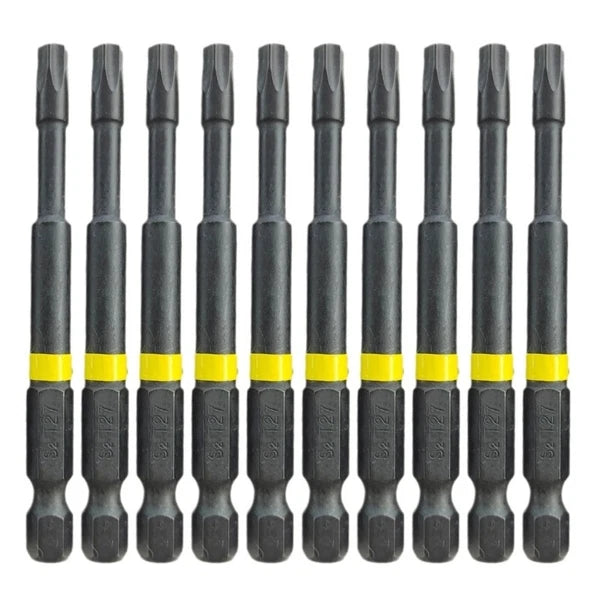 Driver Bit Tool Set 10Pcs High Adhesion for Secure Screwing Screwdriver