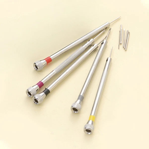 5 Pcs Small Screwdriver Set Eyeglass Repair Watch Eyeglasses Kit