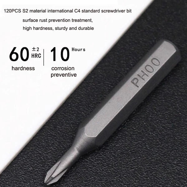 128 IN 1 Precision Screwdriver Set Torx Computer PC Phone Watch Repair Tool Kit