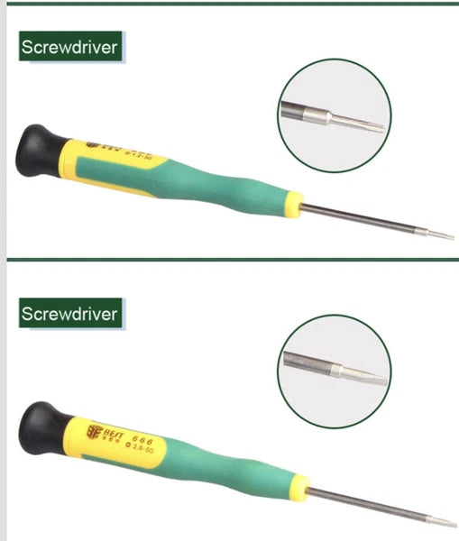 12PCS Screwdriver Tool Set With Torx T2 T3 T4 T5 T6 T8, Pentalobe 0.8 1.2 P5 P2