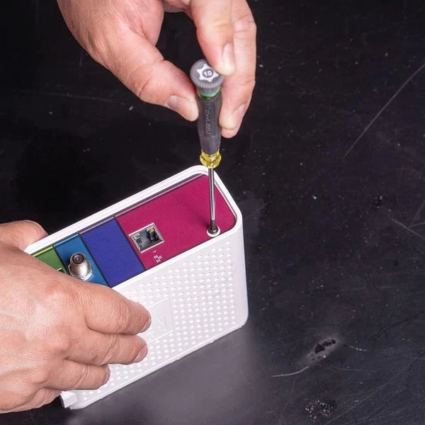 8-Piece Mini Precision Screwdriver Set with Cushion-Grip Handles for Electronics