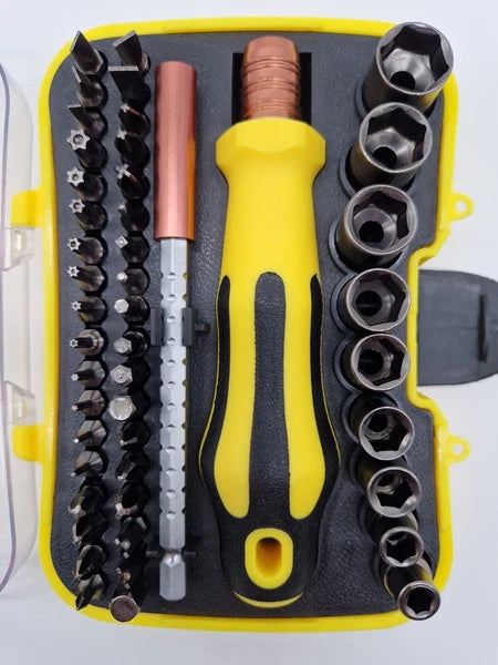 Voxon 47pc Magnetic Adjustable Screwdriver / Socket Set