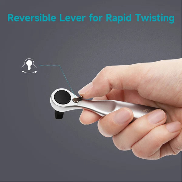 Polycarbonate and Alloy Steel 41-Pieces Mini Ratchet and Screwdriver Set E0