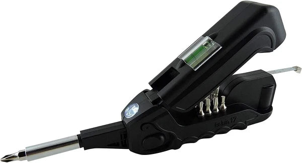 Kelvin Tools 17 in 1 Multi Tool Set Screwdriver Tape Measure Flashlight Level PR