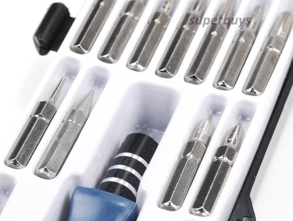 16pc Set Screwdriver Torx Plus Phillips Flat Spanner Awl Reset Pin Shape Bit Kit