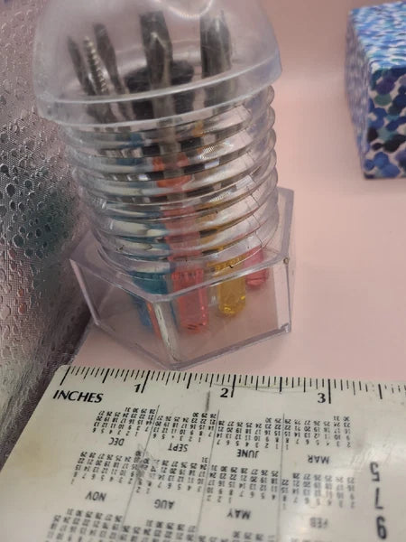 Plastic 8 Piece Screwdriver Set With Case, Used, Good Condition