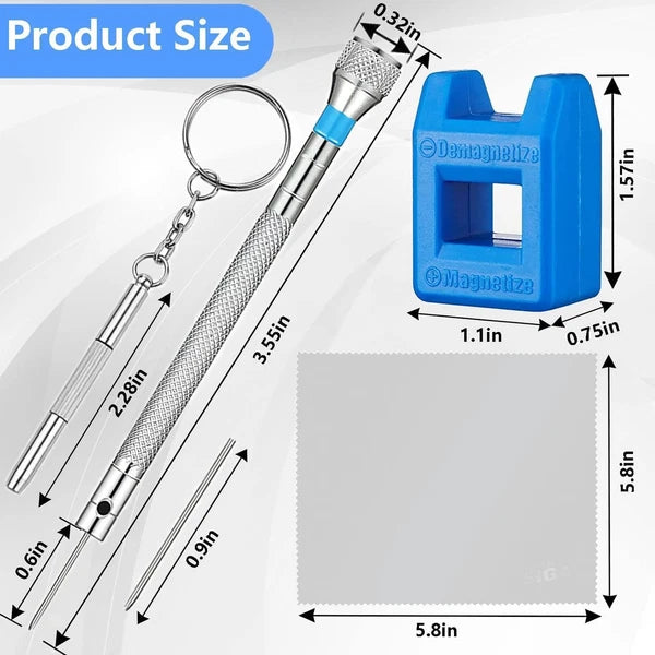 13PCS Professional Watch Screwdriver Set,  Micro Precision Glasses Repai
