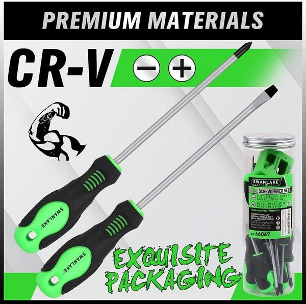 11 Pieces Magnetic Torx Screwdriver Set T5 to T40 Star Screwdrivers Steel