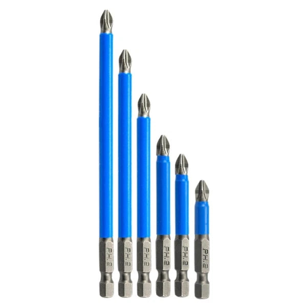 6 pcs Tip for Power Screwdriver Drill Screwdriver Bit Set Workers Use
