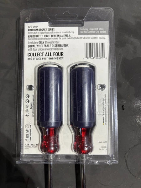 Klein 85442RWB American Legacy 2-Piece Screwdriver Set