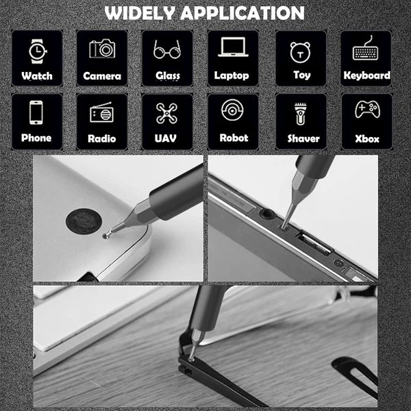 Precision Screwdriver Set, 27 in 1 Small Screwdriver Set Magnetic, Mini S2 Steel