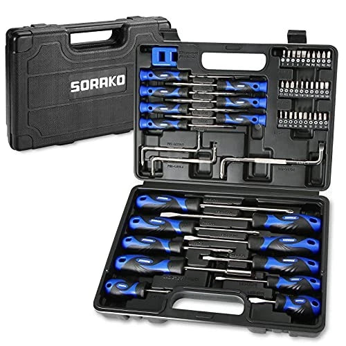 51-Piece Screwdriver Set,  Multi-Purpose Screwdriver Set with Case, Precision