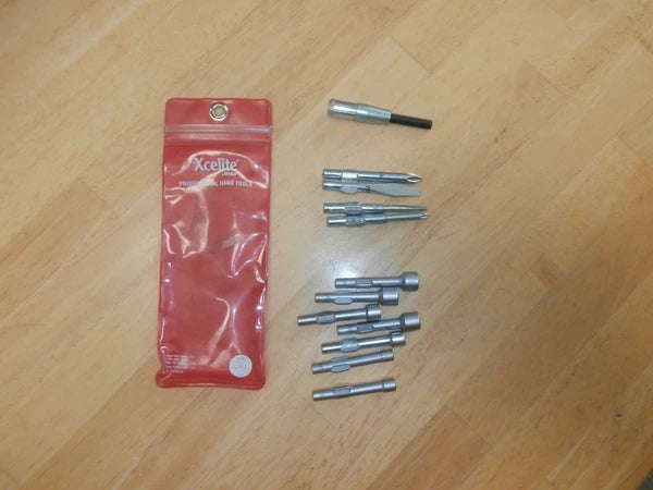 XCELITE 99PA50N 12PC STUBBY BLADE KIT,W/STORAGE POUCH,NEW