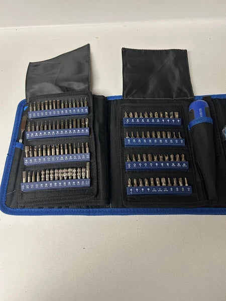 Precision Screwdriver Set 191-Piece Multi-Bit Screwdriver 1/4 Inch Nut Driver