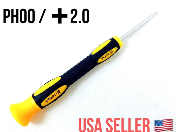 Best Philips Screwdriver Repair Tool PH00 Cross +2.0 #00 for car key Fob Battery