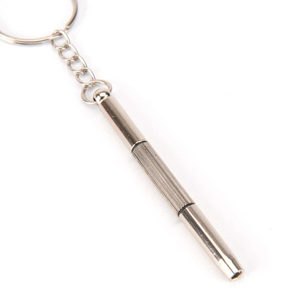 2 X 3in1 Mini Screwdriver Tool Repair set keyring for Watch,Glasses,CellPhone uk
