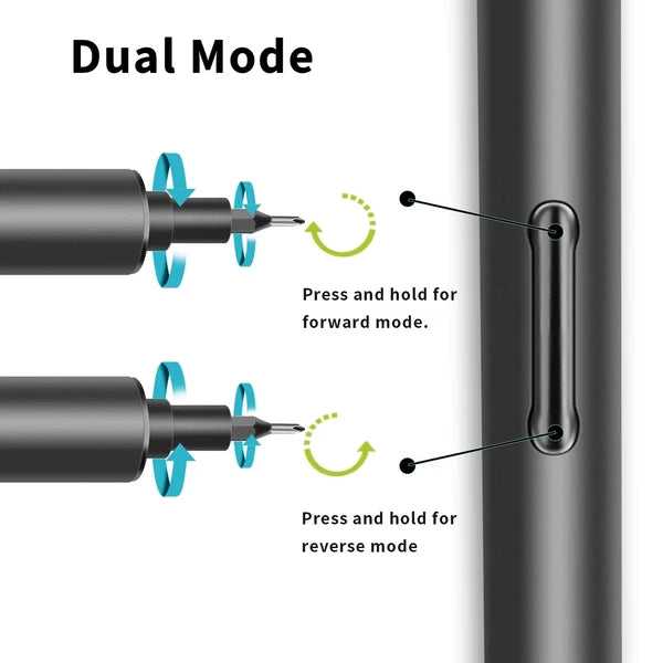 Mini Electric Screwdriver Small Portable Cordless Power Screwdriver Set with ...