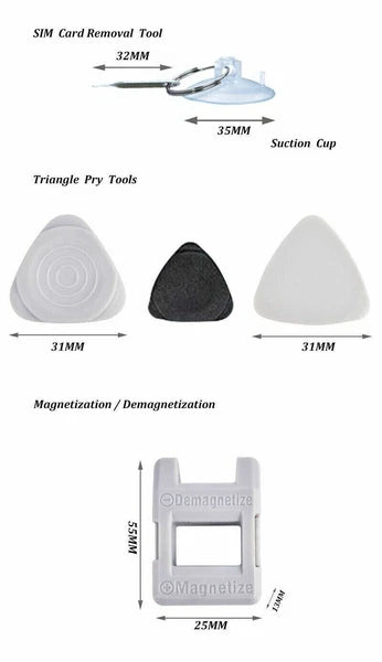 Magnetic screwdriver bit set for iphone/macbook tool kit set 117pcs