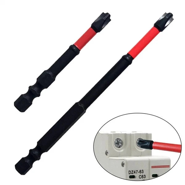 5-10pcs FPH2 Impact Screwdriver Bit Set-S2 Steel 65mm &110mm Slotted Heads US