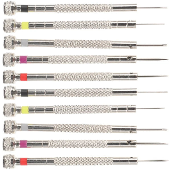 Flat Screwdriver Set Watch Repair Tools Glasses Repairing Kit Adjust