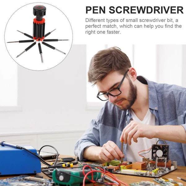 2Pcs Screwdirver Stubby Screwdriver Set Magnetic Screwdriver Set