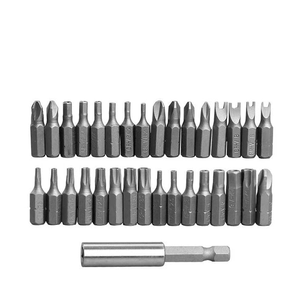33 Proof Security Torq Hex Star Spanner Torx Bit Set Tamper Tri Wing Screwdriver