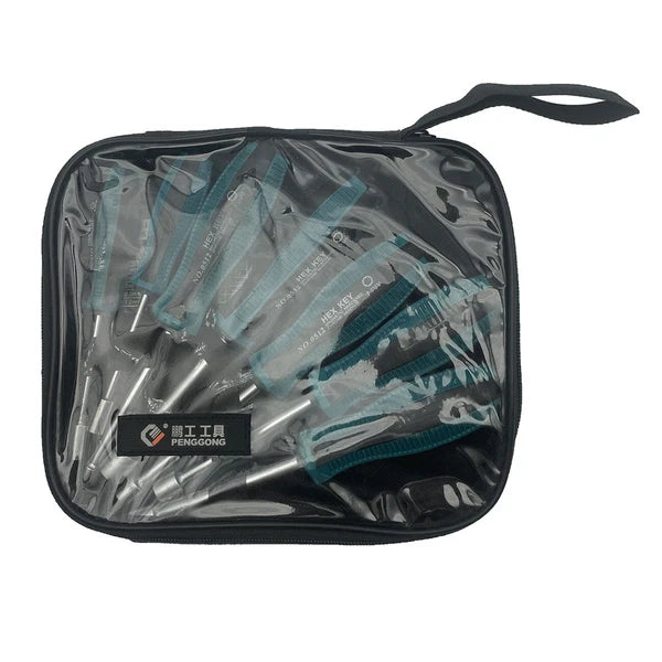 7pcs Metal Socket Wrench Screwdriver set Hex Steel Hex Torque Hexagonal 5mm-11mm